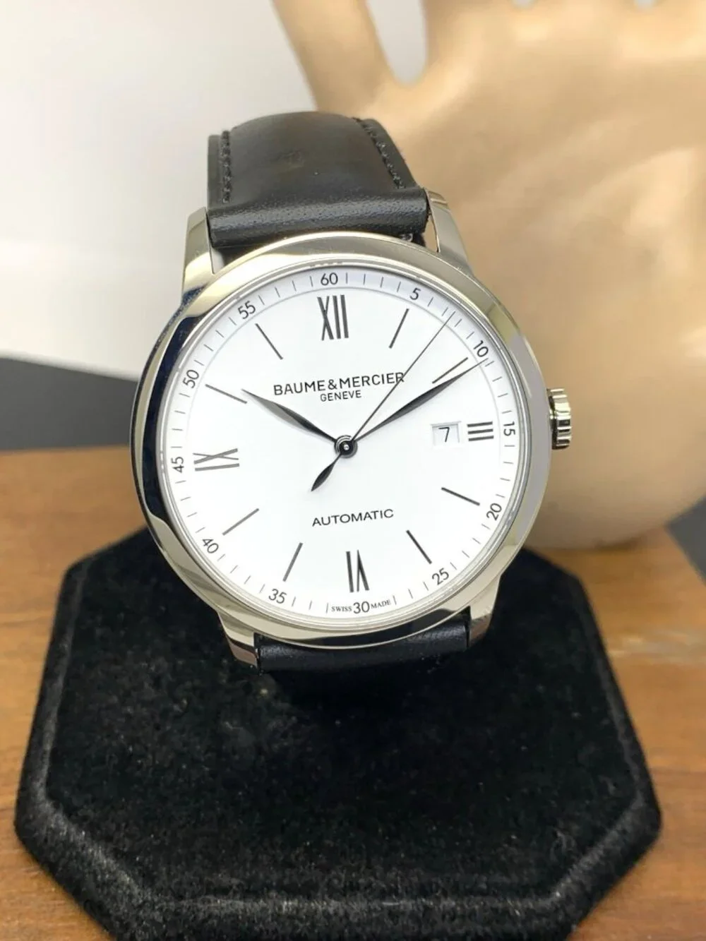 Baume & Mercier Men's Watch M0A10332 Classima Swiss Automatic White Dial 42mm